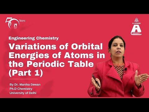 Variations of Orbital Energies of Atoms in the Periodic Table (Part 1) | Engineering Chemistry