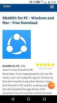 SHAREit for PC – Windows and Mac – Free Download