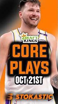 DraftKings NBA DFS CORE PLAYS For Today! | NBA DFS Picks | Thursday October 21st, 2025