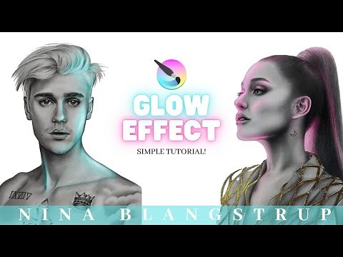 How to apply glow effect to your drawings with Krita
