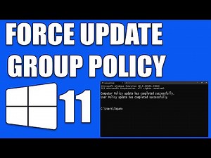 How to Force Update Group Policy on Windows 11