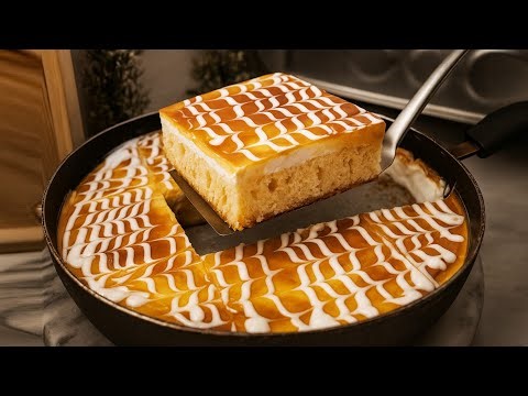 Turkish Milk Cake Recipe | Moist & Soft Turkish Tres Leches Style Cake | Easy Homemade Dessert