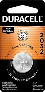 Duracell 2032 3V lithim Coin batry - 1 count