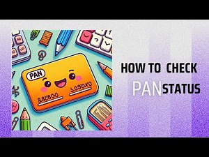 "How to Easily Check Your PAN Application Status"