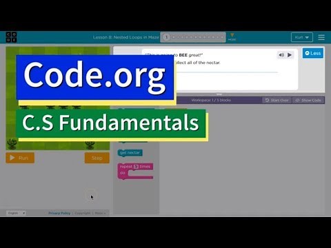 Code.org Express Lesson 12.1 Nested Loops in Maze | Answers Explained | Course D Lesson 11.1