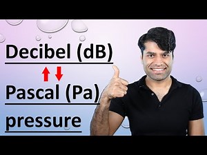 How to convert Pascal (Pa) to decibel (dB)