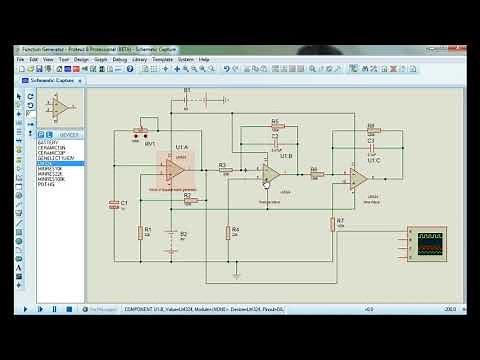 Function Generator Using Operational Amplifier
