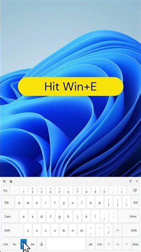 Fastest Way to Open File Explorer in Windows