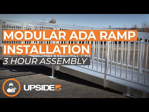 Modular ADA Ramp Installation - Upside Innovations
