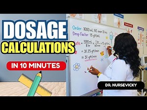 Dosage Calculations Made Easy in 10 Minutes | Nursing Students & NCLEX