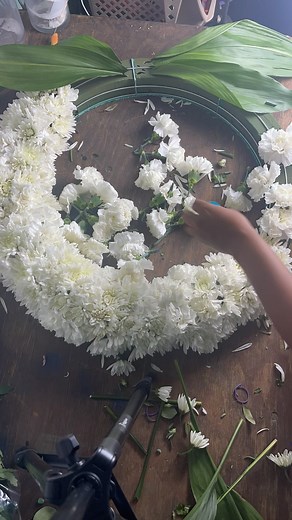 DIY Funeral Wreath Tutorial in Under 30 Seconds