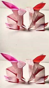 Easy Origami Rabbit Tutorial |Simple Paper Bunny Step-by-Step