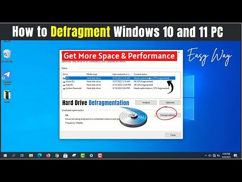 How to Defrag Your Hard Drive in Windows 10 & 11| Disk Defragmentation Explained!