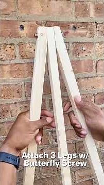 How to Build Your Own Wood Easel-Under $5