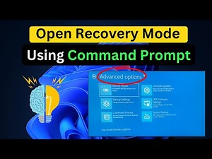 How to Open Recovery Mode using Command Prompt (CMD)