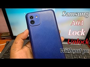 Samsung A03 Hard Reset Pattern Unlock