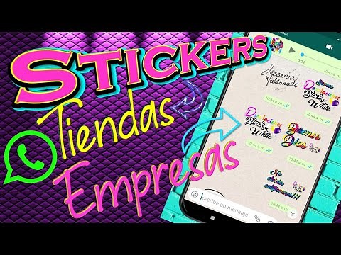 STICKERS ANIMADOS PARA WHATSAPP TIENDAS/EMPRESAS!! PERSONALIZA TUS STICKERS con tu LOGO paso a paso