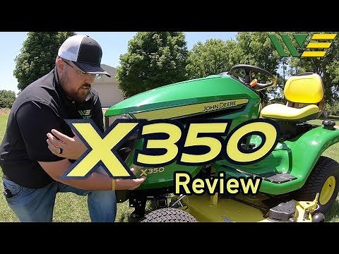 2019 John Deere X350 Riding Lawn Tractor Mower Review and Walkaround