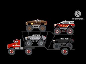 Monster vehicles 7 new versión ‪@TheKidsPictureShow‬