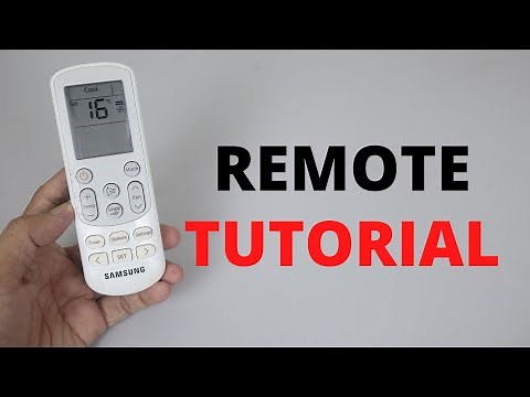Samsung Air Conditioner Remote Tutorials | How to Use and Functions