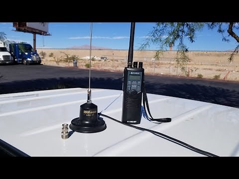 Hand Held CB Radio Setup