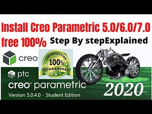 Download & install Creo Parametric letest Version free 100% || Install & Download Creo 5.0/6.0/7.0