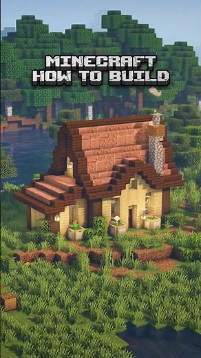 EASY BIRCH SURVIVAL STARTER House in Minecraft 🏡 #minecraft #minecraftbuilds