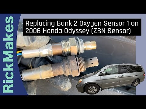 Replacing Bank 2 Oxygen Sensor 1 on 2006 Honda Odyssey (ZBN Sensor)