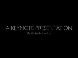 Sample Keynote Presentation