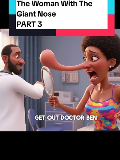 The Woman With The Giant Nose | Part 3 Full Video on YouTube [Tales by Florence] #storytime #africanstories #africantiktok #storytelling #nose