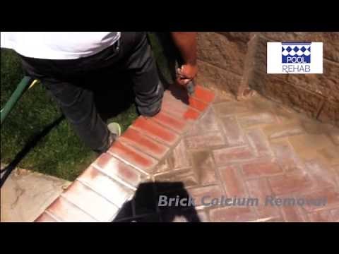 Remove Calcium off your Bricks with Pool Rehab
