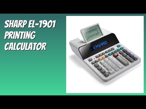 REVIEW (2025): Sharp EL-1901 Printing Calculator. Features.