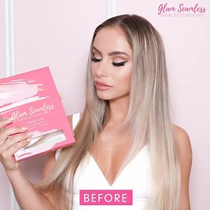 443K views · 1.4K reactions | TURN HEADS with ready-to-wear hair extensions  Clip-in extensions are completely invisible, easy-to-use, and thick from end-to-end! | Glam Seamless | Facebook