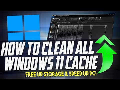🔧 How to CLEAR All Cache in Windows 11 to Improve Performance & Speed Up ANY PC!