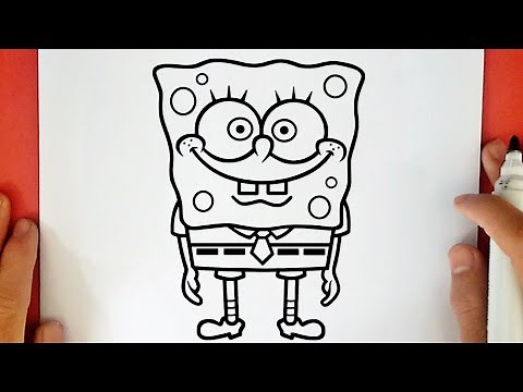HOW TO DRAW SPONGEBOB SQUAREPANTS
