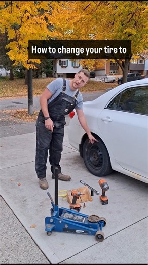 5.4K views · 38 reactions | DIY TIRE CHANGE TUTORIAL here's all the steps to change your own tires. It is honestly easy to do and requires very basic/ minimal tools. I have linger video on my YouTube for anyone who's interested #tirechange #tires #wintertire #diymechanic #mechanic #mechanicproblems #mechanicwork #diytipsandtricks #diytips #homeprojects #diyproject #diyprojectideas #bluecollartips #lifehacks #dadtips #handymanservice #handyman #tooltime #toolsofthetrade | Meyers.makes | Facebook