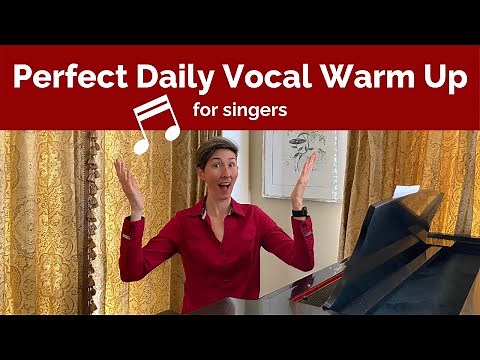 Perfect Daily VOCAL WARM UP! | Warmups for singers | Guided vocal warmup | Perfect vocal warmup!