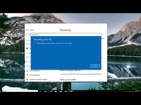 Restore Hp Pavilion g6 to Factory Settings In Windows 10 [Tutorial]