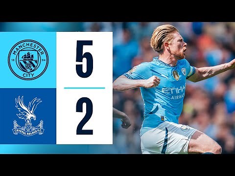 HIGHLIGHTS! De Bruyne inspires stunning five-star City fightback! | Man City 5-2 Crystal Palace