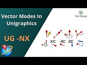 Unigraphics NX - Advanced Vector Modes Used For Vector Directions.