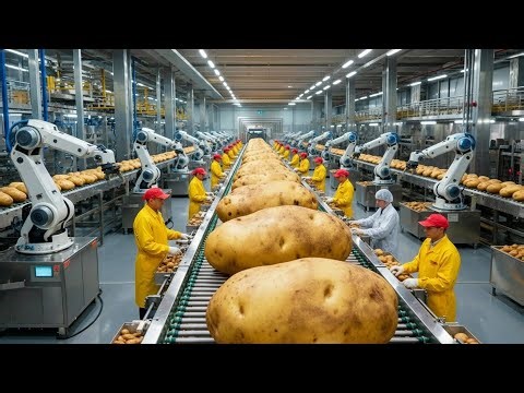 From Potato to Perfect Chip Inside a Modern Chip Factory
