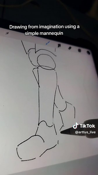 How to Draw Using a Simple Mannequin Technique