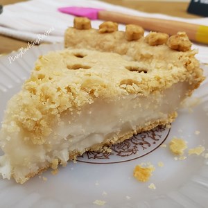 Here's how you can make Buko Pie with buttery and flaky crust made from scratch. Full information and tips at https://www.pinoycookingrecipes.com/buko-pie.html | Miss J