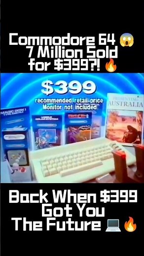 Commodore 64 😱 7 Million Sold for $399?! 🔥 #retrogaming #retro #c64 #pcgaming #pc