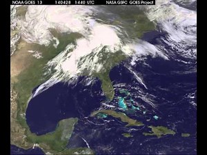GOES Satellite Data Shows Tornado Development