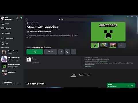 Minecraft Launcher/Minecraft Game Not Installing Error 0x80070005 On Microsoft Store/Xbox App PC Fix