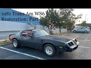 1981 Pontiac Trans Am Restoration : Part 1 - Undoing The Bad Repairs