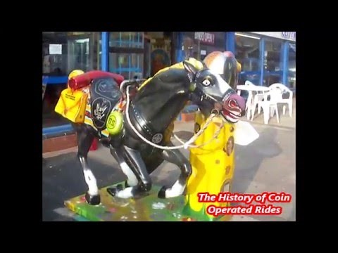 1990s Coin Operated Horse Kiddie Ride - Pony Express