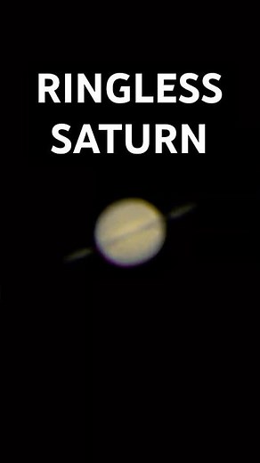 RINGLESS SATURN 🪐 With Nexstar 8SE 🔭 & DSLR 📷