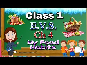Class 1 EVS Chapter 4 - My Food Habits , Environmental Studies , CBSE , NCERT